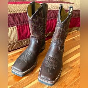 Tony Lama Dark Brown Cowboy Boots